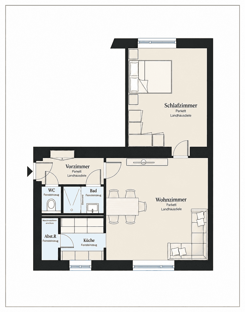 Prodej bytu 2+kk 51 m², Arnethgasse 63, Wien, Wien Prodej bytu 2+kk 51 m², Arnethgasse 63, Wien, Wien