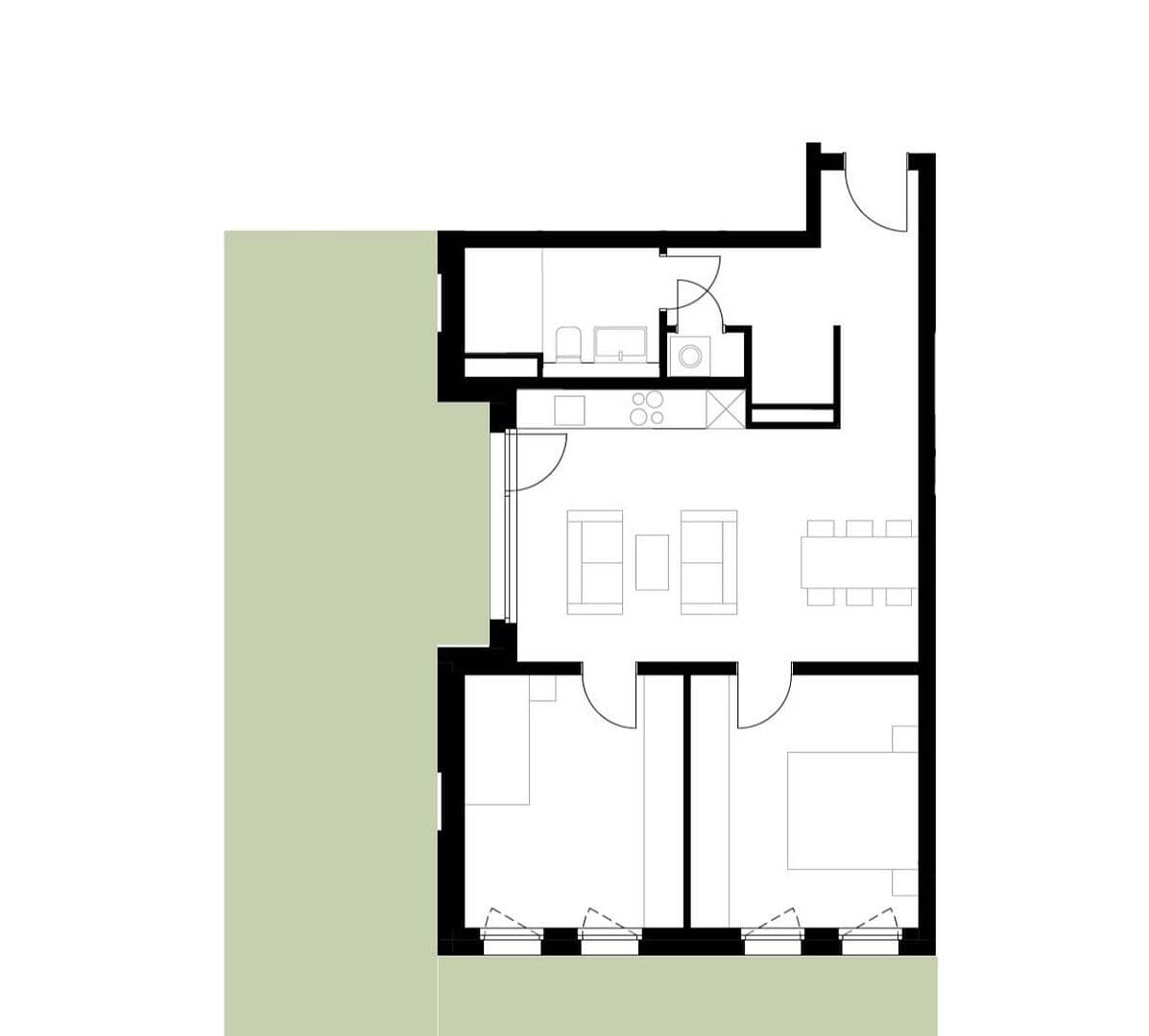 Pronájem bytu 3+1 74 m², Parkstraße 44, Berlin, Berlín Pronájem bytu 3+1 74 m², Parkstraße 44, Berlin, Berlín