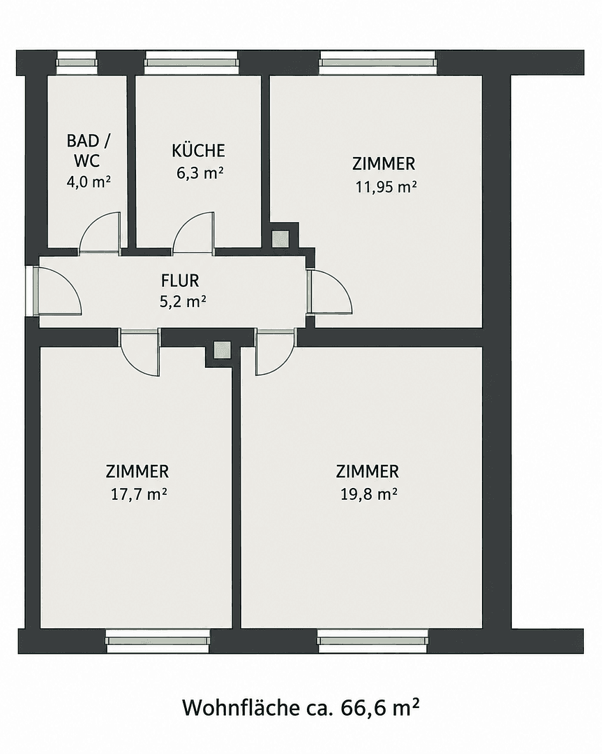 Pronájem bytu 3+1 67 m², Bürgermeister-Fuchs-Straße 24-26, Mannheim, Bádensko-Württembersko Pronájem bytu 3+1 67 m², Bürgermeister-Fuchs-Straße 24-26, Mannheim, Bádensko-Württembersko