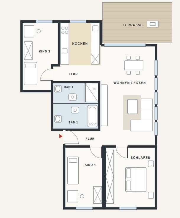 Prodej bytu 4+1 92 m², Neu-Isenburg, Hessen Prodej bytu 4+1 92 m², Neu-Isenburg, Hessen
