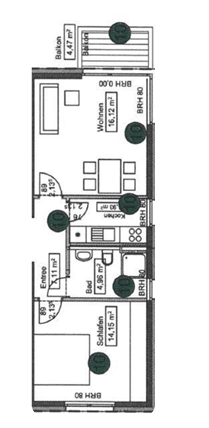 Pronájem bytu 2+1 50 m², Trautenauer Str. 13, Berlin, Berlín Pronájem bytu 2+1 50 m², Trautenauer Str. 13, Berlin, Berlín