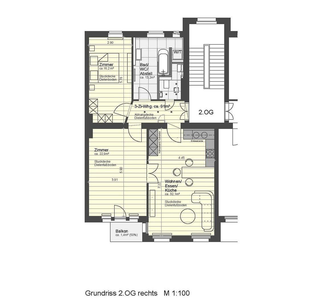 Prodej bytu 3+1 91 m², Walderseestraße 2, Berlin, Berlín Prodej bytu 3+1 91 m², Walderseestraße 2, Berlin, Berlín