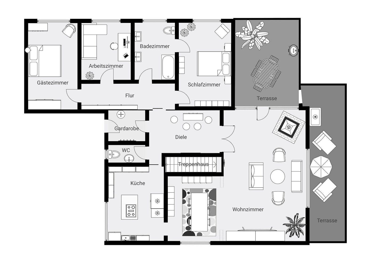 Prodej domu 277 m², pozemek 1.068 m², Wertach, Bavorsko Prodej domu 277 m², pozemek 1.068 m², Wertach, Bavorsko