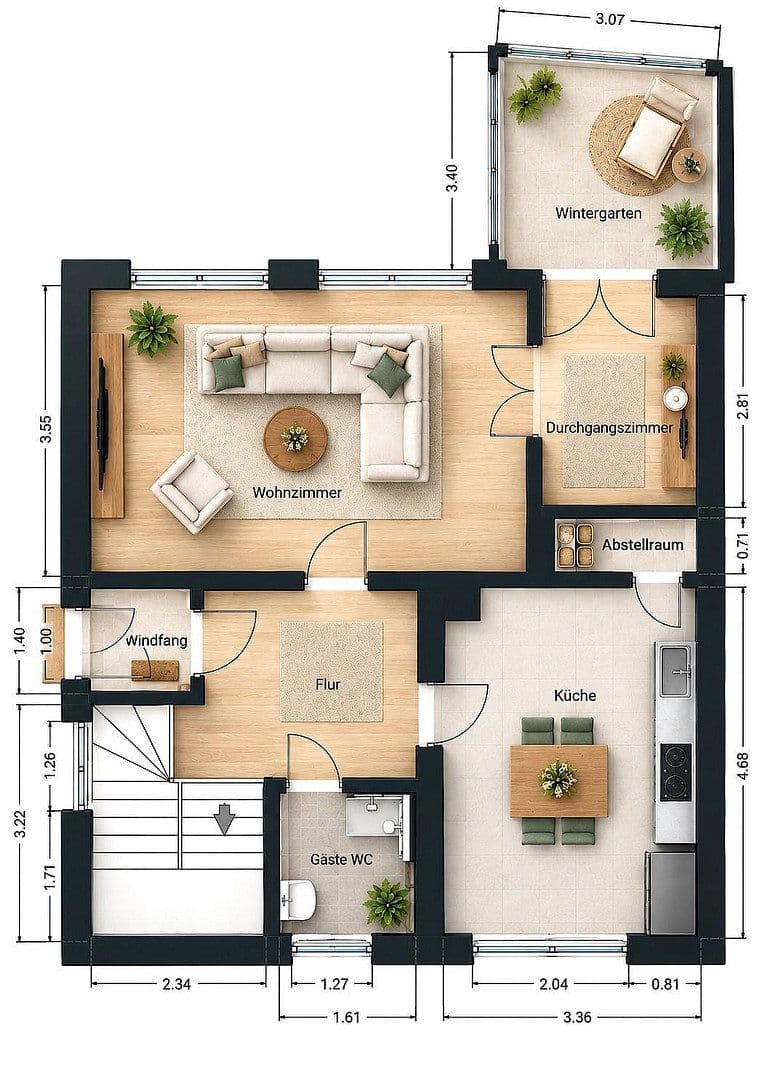 Prodej domu 217 m², pozemek 591 m², Heusenstamm, Hessen Prodej domu 217 m², pozemek 591 m², Heusenstamm, Hessen