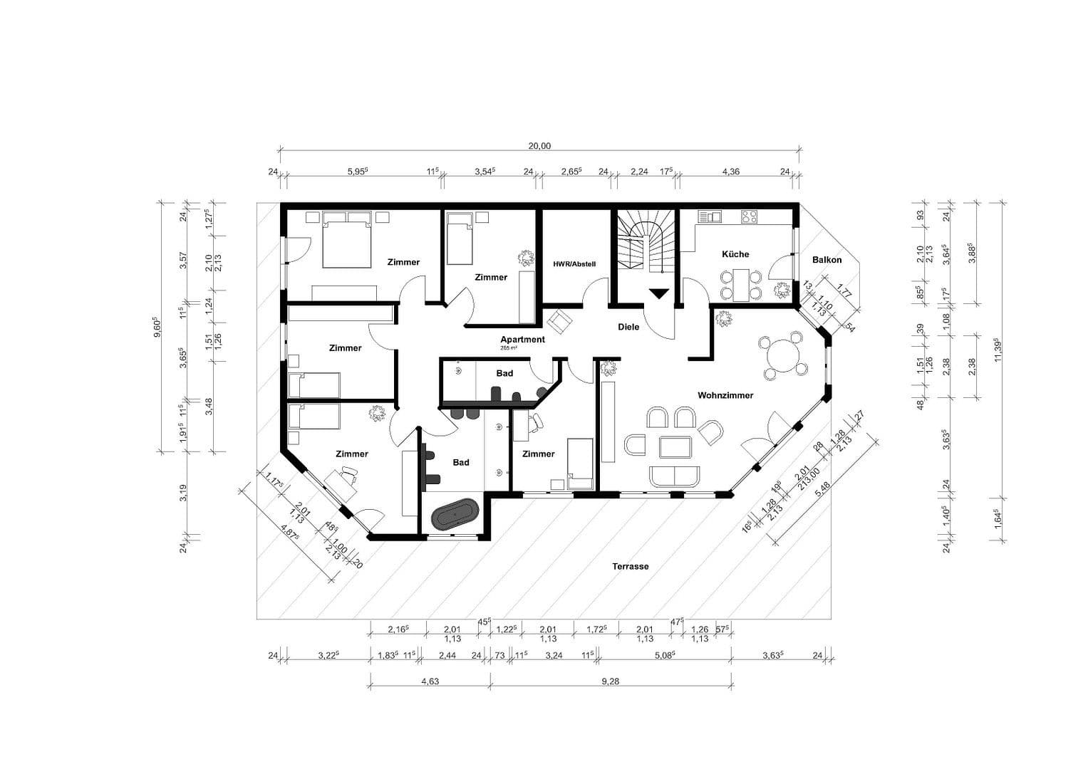 Pronájem bytu 7+1 265 m², Mottmannstraße 5b, Troisdorf, Severní Porýní-Vestfálsko Pronájem bytu 7+1 265 m², Mottmannstraße 5b, Troisdorf, Severní Porýní-Vestfálsko