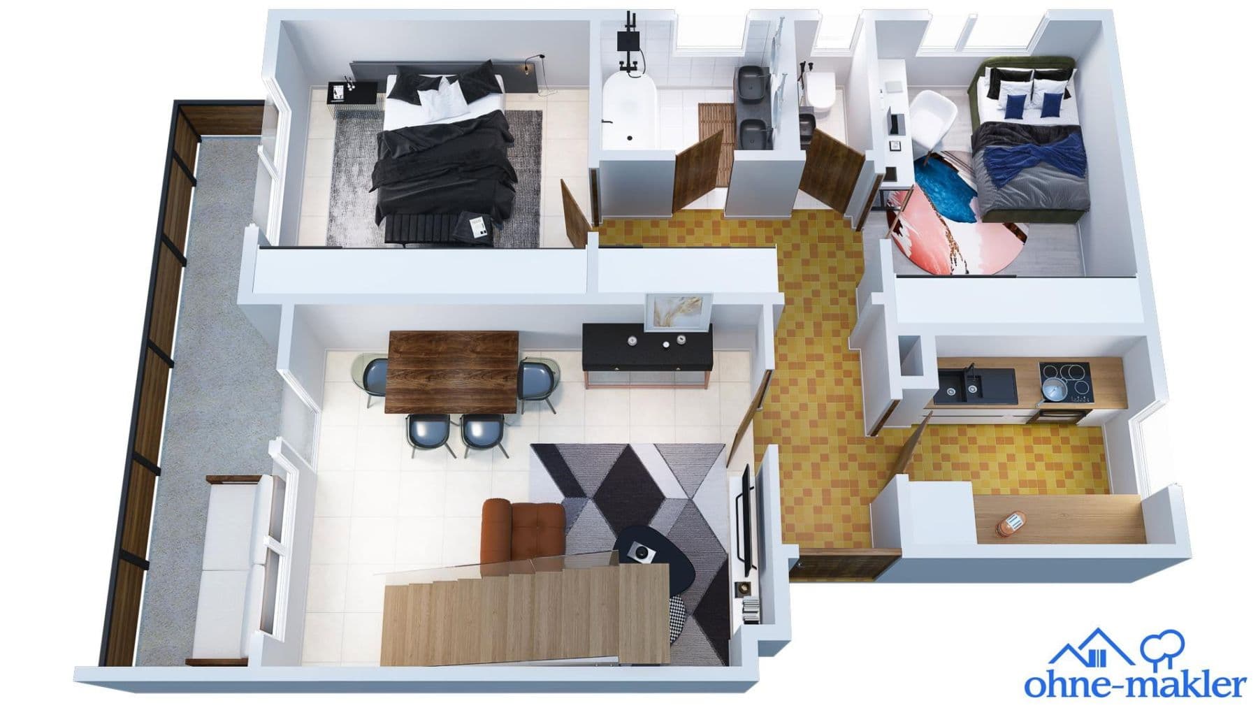 Prodej bytu 3+1 99 m², Gröbenhüterstrasse 15, Gröbenzell, Bavorsko Prodej bytu 3+1 99 m², Gröbenhüterstrasse 15, Gröbenzell, Bavorsko