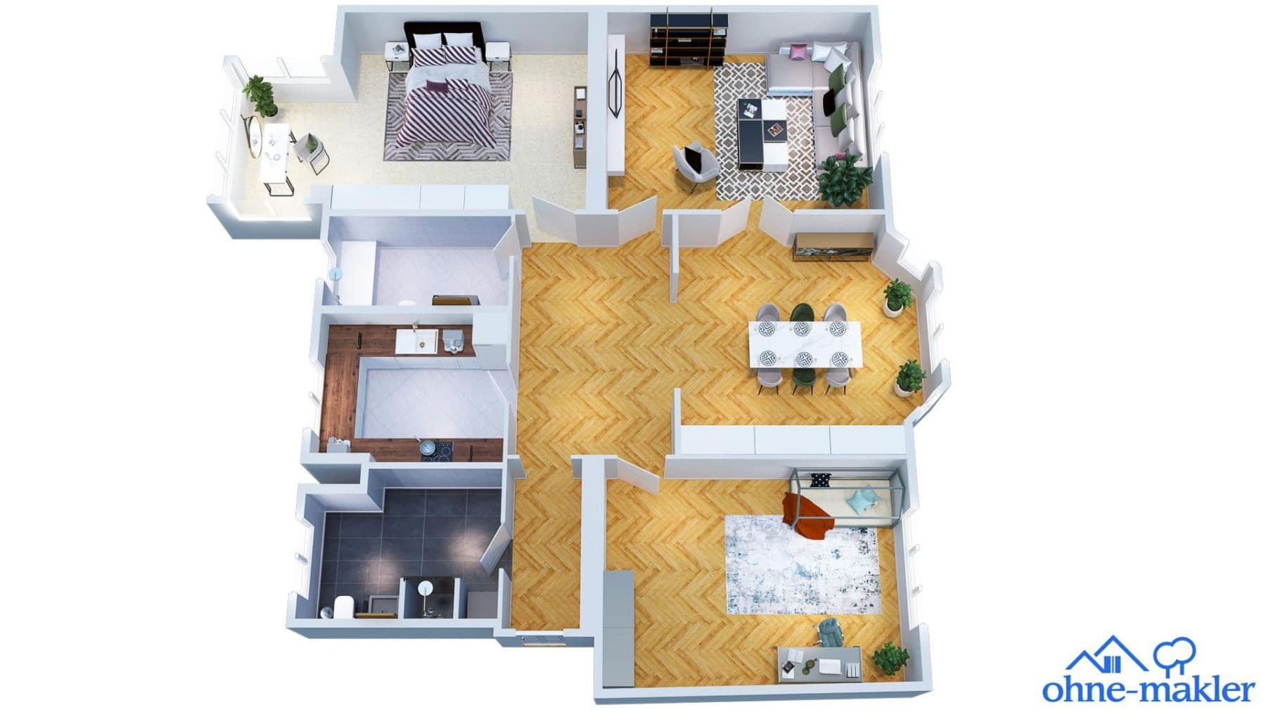 Prodej bytu 4+kk 144 m², Hundekehlestraße 16-17, Berlin, Berlín Prodej bytu 4+kk 144 m², Hundekehlestraße 16-17, Berlin, Berlín