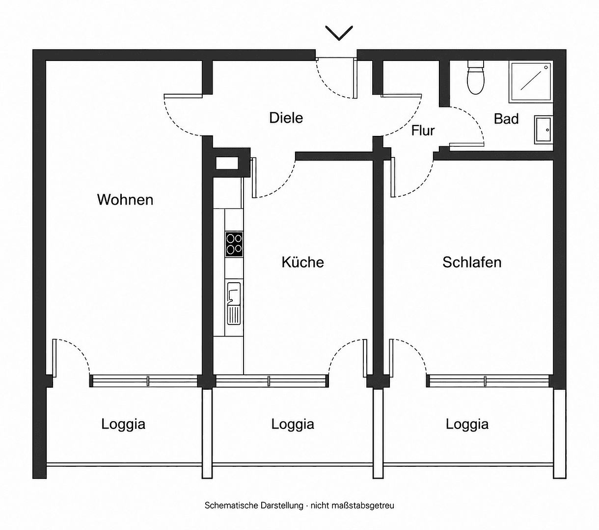 Prodej bytu 2+1 64 m², Saarbrücken, Země Sársko Prodej bytu 2+1 64 m², Saarbrücken, Země Sársko