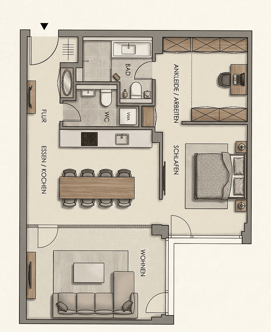 Prodej bytu 2+kk 72 m², Birketweg 37, München, Bavorsko Prodej bytu 2+kk 72 m², Birketweg 37, München, Bavorsko