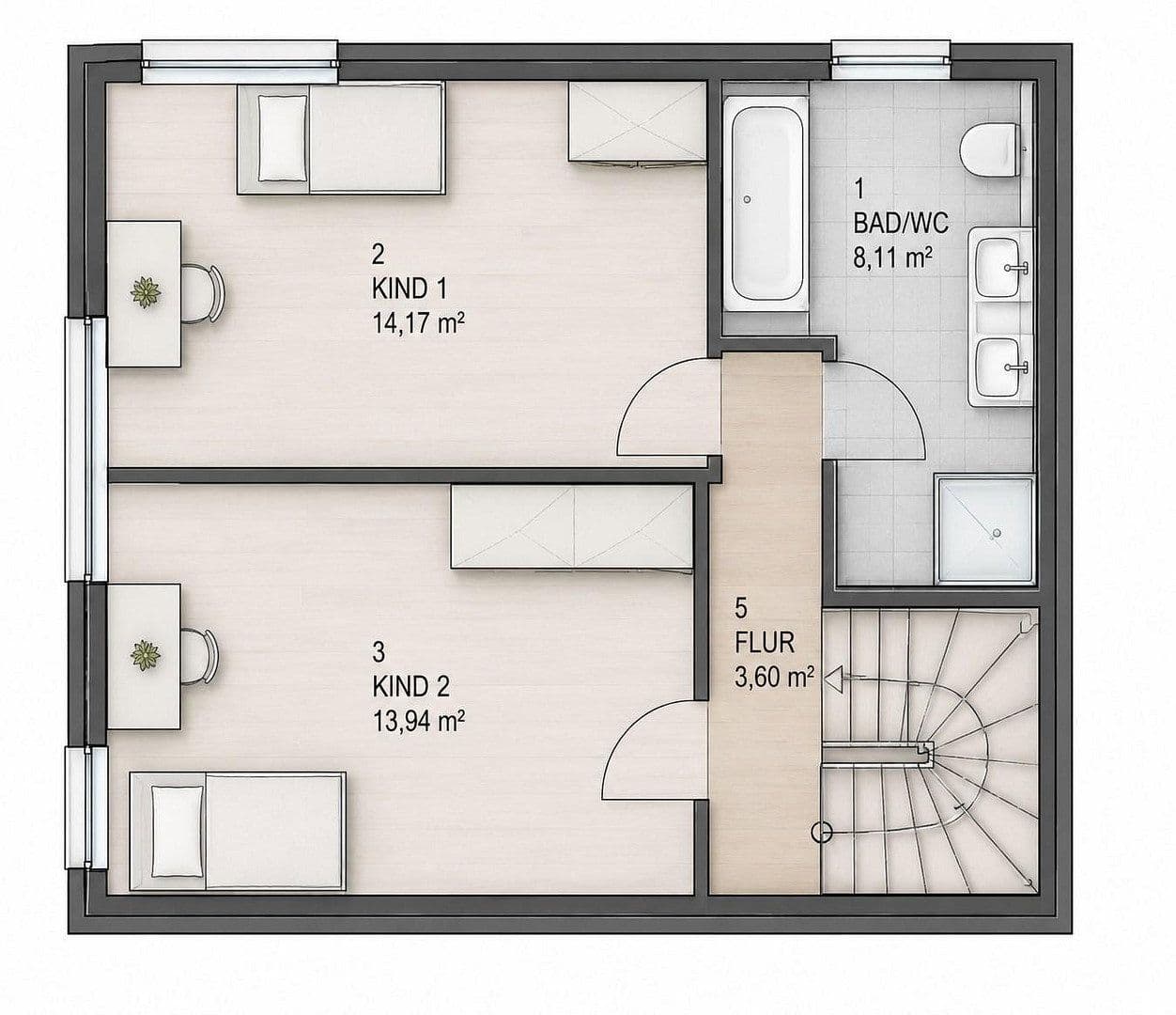 Prodej domu 129 m², pozemek 200 m², Wickererstraße 59i, Flörsheim, Hessen Prodej domu 129 m², pozemek 200 m², Wickererstraße 59i, Flörsheim, Hessen