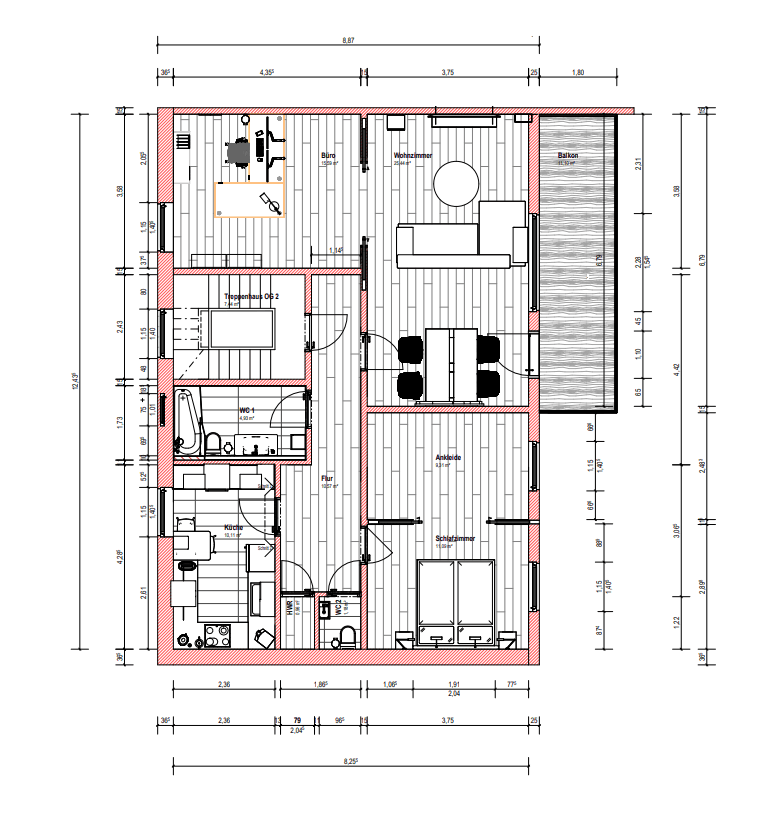 Pronájem bytu 3+1 92 m², Vosskamp 23, Wedemark, Dolní Sasko Pronájem bytu 3+1 92 m², Vosskamp 23, Wedemark, Dolní Sasko