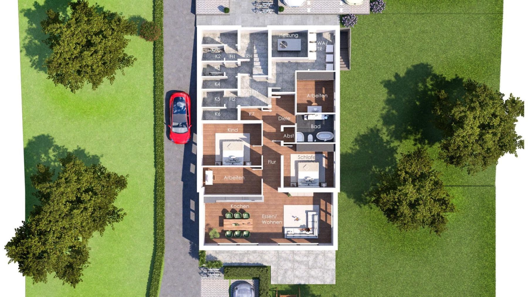 Pronájem bytu 5+1 144 m², Am Rebstock 14, Dietzenbach, Hessen Pronájem bytu 5+1 144 m², Am Rebstock 14, Dietzenbach, Hessen