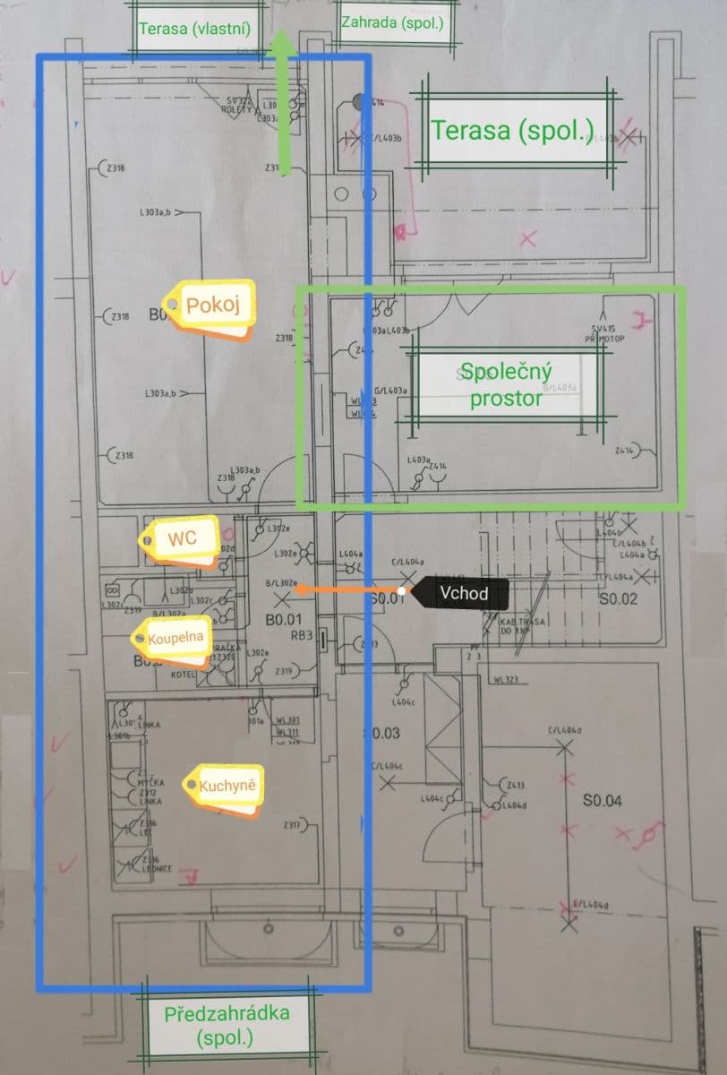 Pronájem bytu 1+1 46 m², Vehlovická, Praha, Praha Pronájem bytu 1+1 46 m², Vehlovická, Praha, Praha