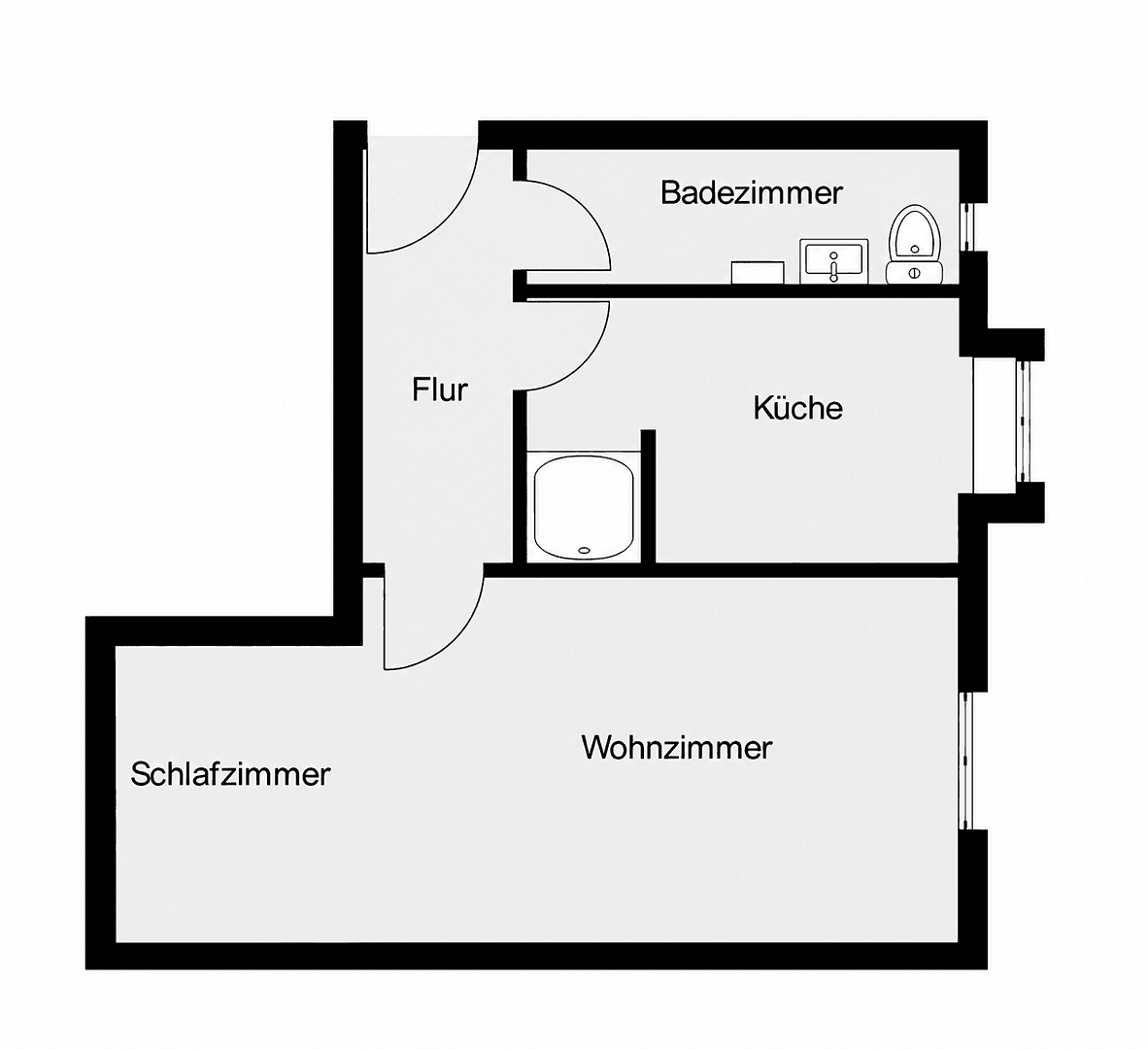 Pronájem bytu 1+1 42 m², München, Bavorsko Pronájem bytu 1+1 42 m², München, Bavorsko