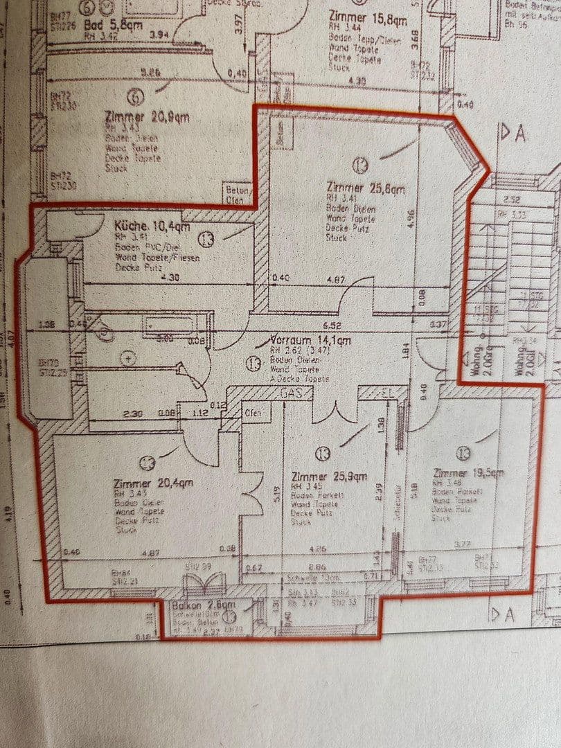 Pronájem bytu 4+1 130 m², Treskowallee 97, Berlin, Berlín Pronájem bytu 4+1 130 m², Treskowallee 97, Berlin, Berlín