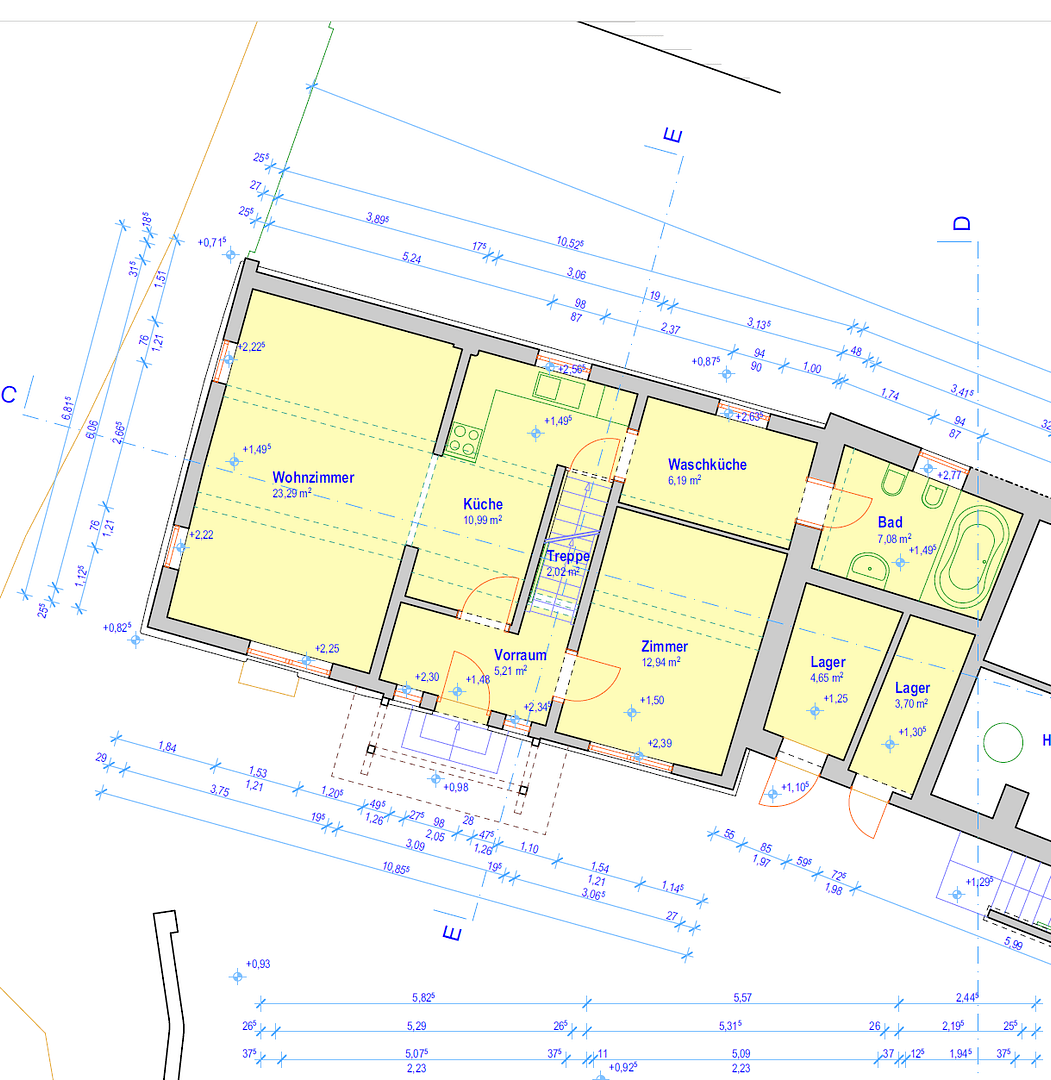 Pronájem domu 211 m², pozemek 100 m², Falltorstr. 2, Bruchköbel, Hessen Pronájem domu 211 m², pozemek 100 m², Falltorstr. 2, Bruchköbel, Hessen