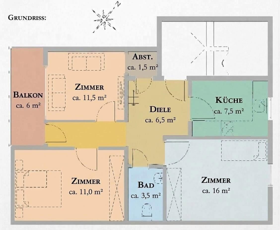 Prodej bytu 4+1 89 m², Kielerstraße 345b, Hamburg, Hamburg Prodej bytu 4+1 89 m², Kielerstraße 345b, Hamburg, Hamburg