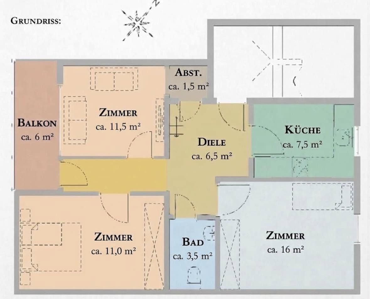 Prodej bytu 4+1 89 m², Kielerstraße 345b, Hamburg, Hamburg Prodej bytu 4+1 89 m², Kielerstraße 345b, Hamburg, Hamburg