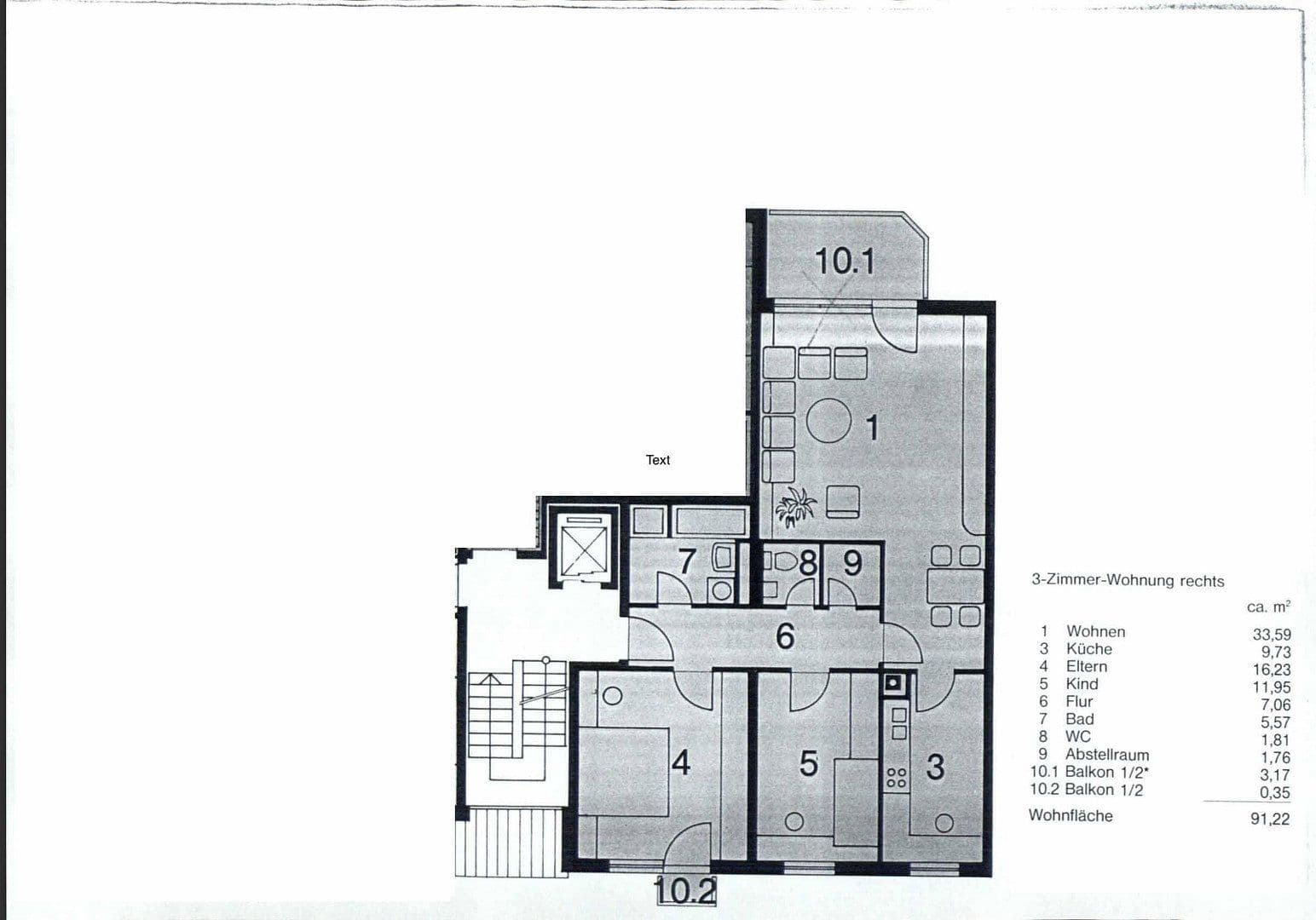 Pronájem bytu 3+1 92 m², Stadtbergen, Bavorsko Pronájem bytu 3+1 92 m², Stadtbergen, Bavorsko