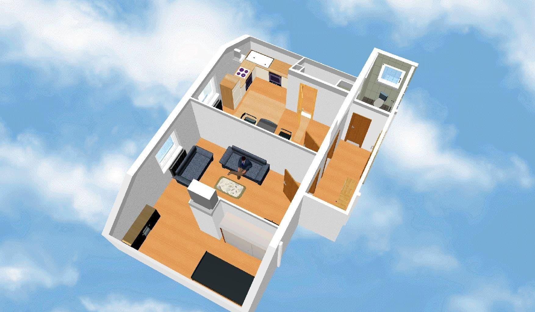 Pronájem bytu 1+kk 47 m², Karben, Hessen Pronájem bytu 1+kk 47 m², Karben, Hessen