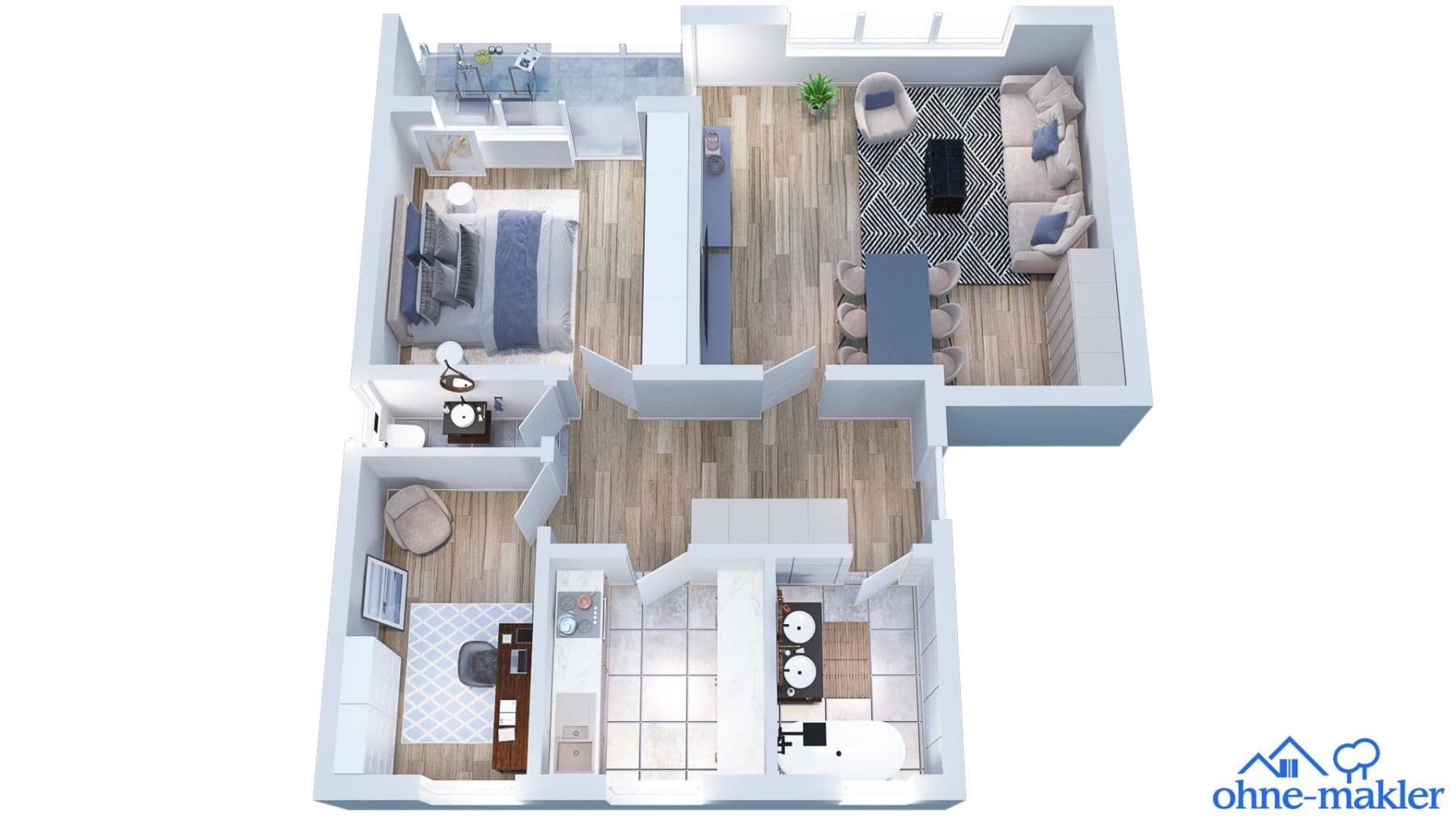 Prodej bytu 3+1 93 m², Augsburg, Bavorsko Prodej bytu 3+1 93 m², Augsburg, Bavorsko