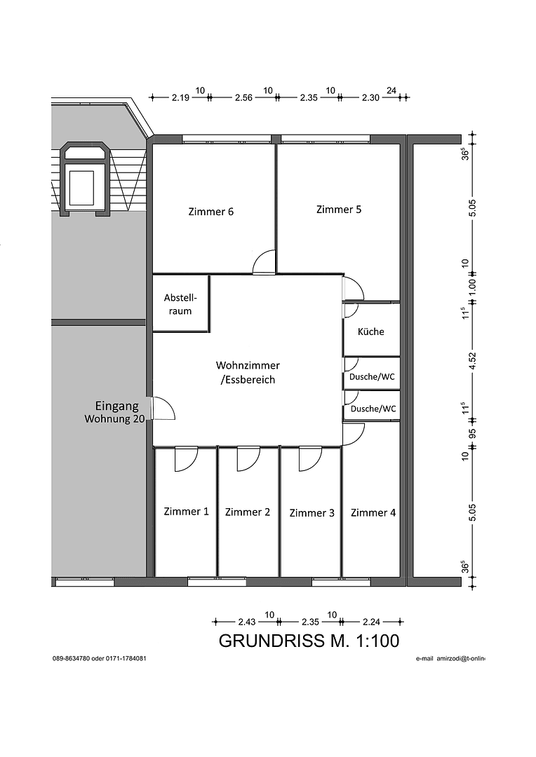 Pronájem bytu 1+1 18 m², Landsberger Str. 478, München/Pasing, Bavorsko Pronájem bytu 1+1 18 m², Landsberger Str. 478, München/Pasing, Bavorsko