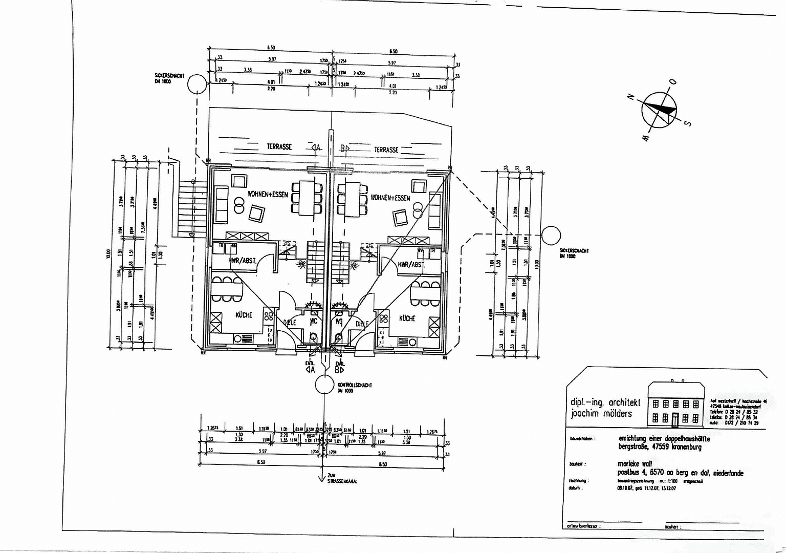 Prodej domu 126 m², pozemek 232 m², Bergstraße 26b, Kranenburg, Severní Porýní-Vestfálsko Prodej domu 126 m², pozemek 232 m², Bergstraße 26b, Kranenburg, Severní Porýní-Vestfálsko