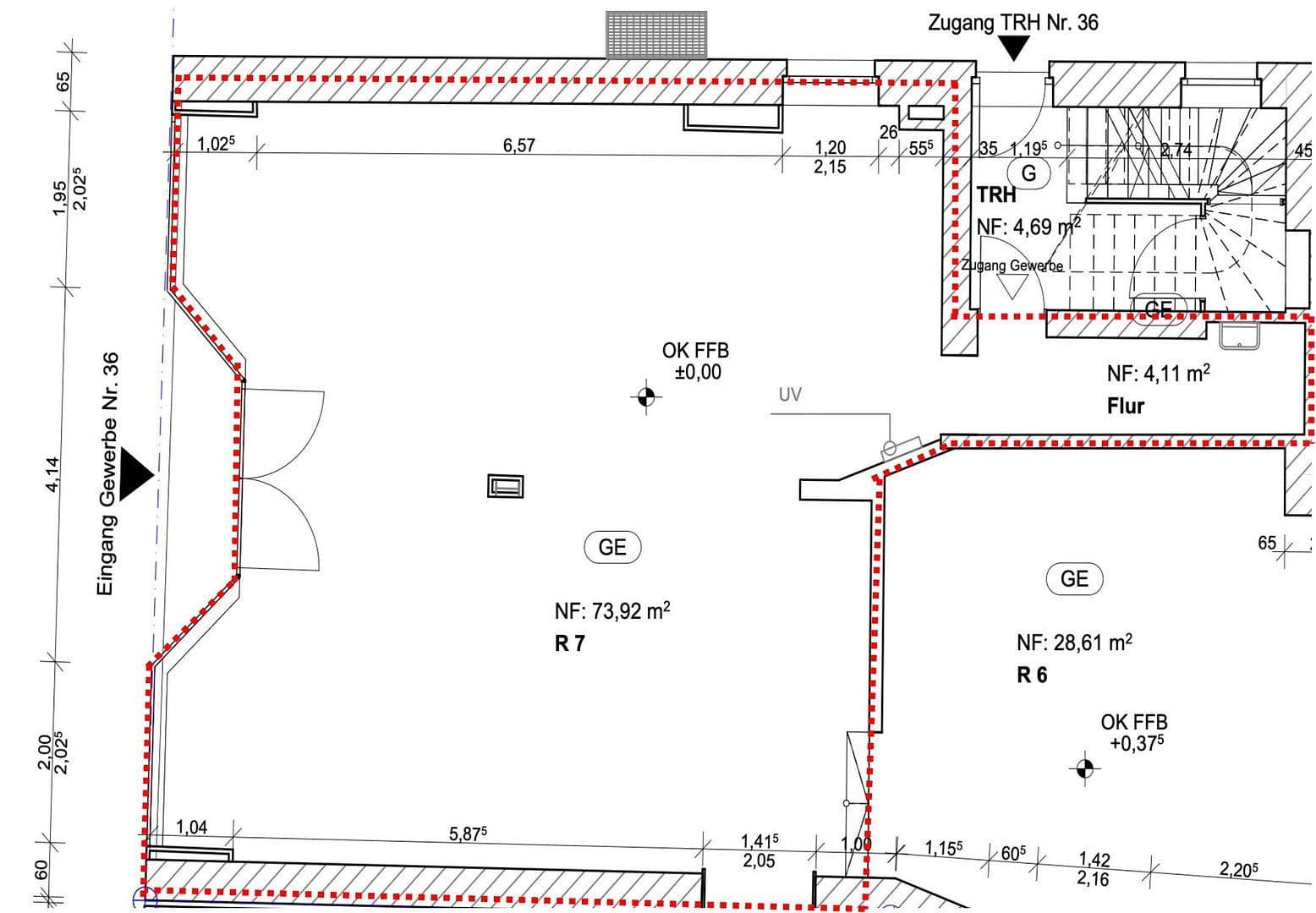 Pronájem nebytového prostoru 130 m², Bochumer Straße 36, Essen, Severní Porýní-Vestfálsko Pronájem nebytového prostoru 130 m², Bochumer Straße 36, Essen, Severní Porýní-Vestfálsko