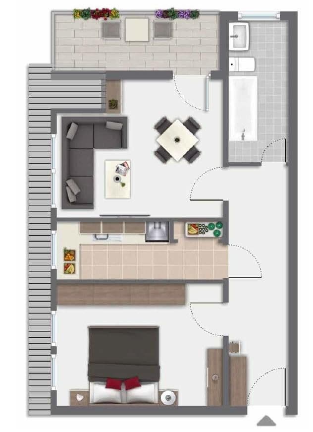Pronájem bytu 2+1 56 m², Paul-Langen-Str. 39, Bonn, Severní Porýní-Vestfálsko Pronájem bytu 2+1 56 m², Paul-Langen-Str. 39, Bonn, Severní Porýní-Vestfálsko
