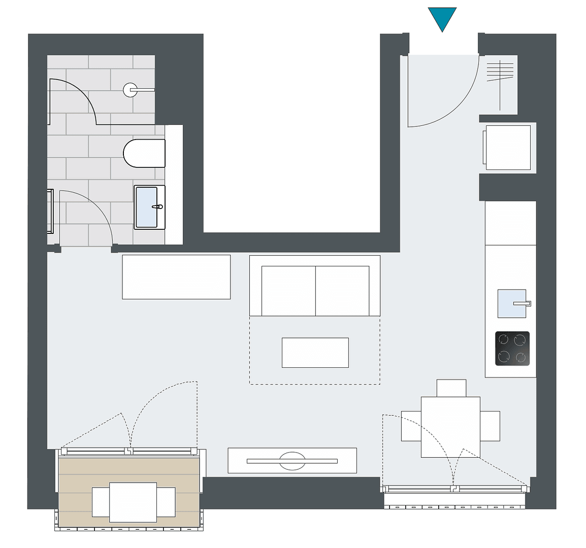Pronájem bytu 1+1 30 m², Pufendorfstr. 3B, Berlin, Berlín Pronájem bytu 1+1 30 m², Pufendorfstr. 3B, Berlin, Berlín