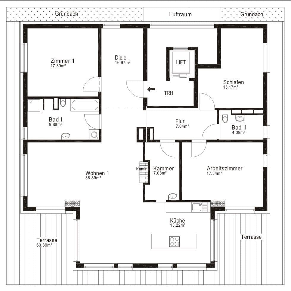 Pronájem bytu 4+kk 172 m², Am Orangeriepark, Berlin, Berlín Pronájem bytu 4+kk 172 m², Am Orangeriepark, Berlin, Berlín