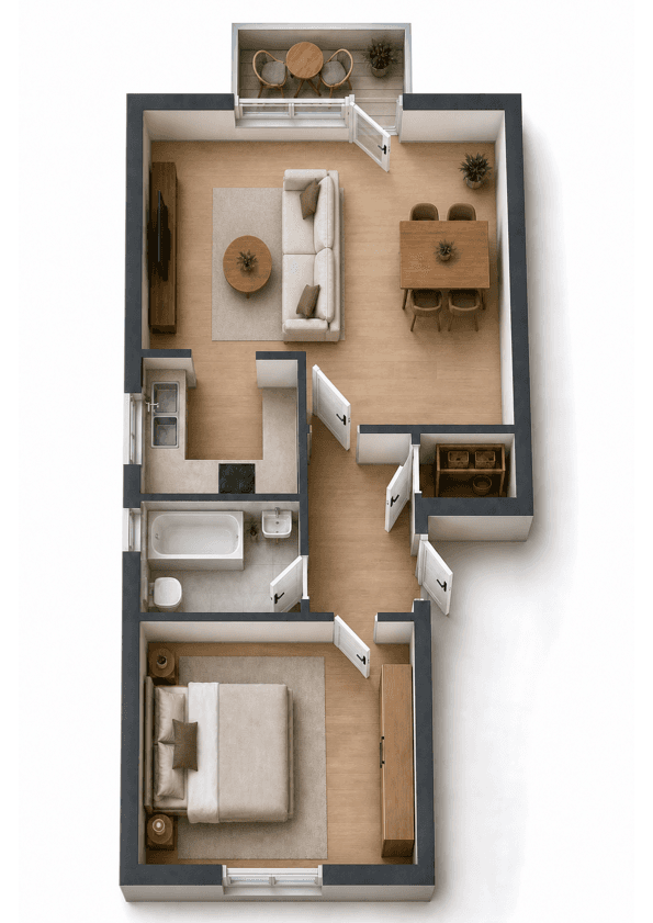 Prodej bytu 2+1 52 m², Lippstadt, Severní Porýní-Vestfálsko Prodej bytu 2+1 52 m², Lippstadt, Severní Porýní-Vestfálsko