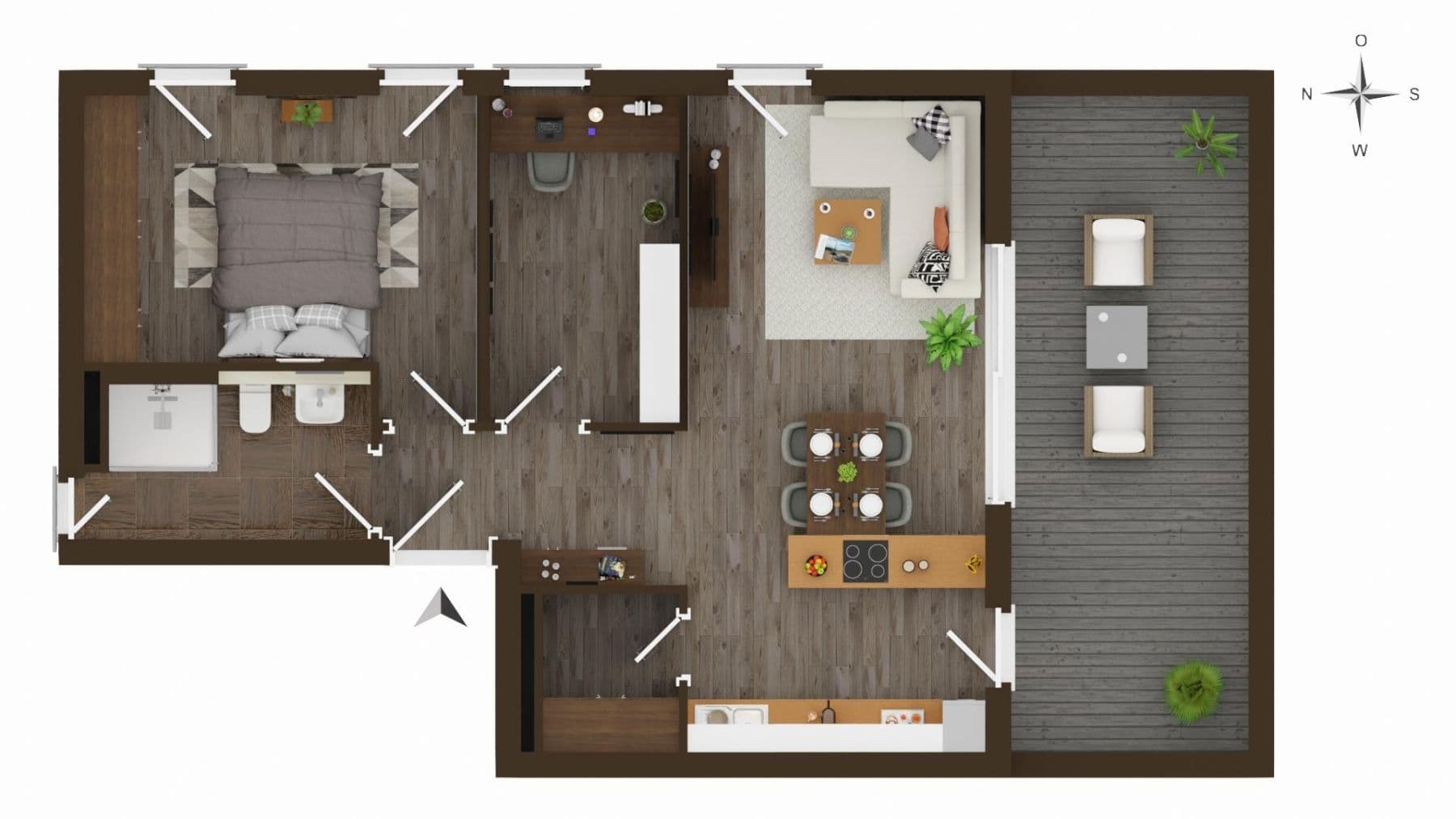 Pronájem bytu 3+1 74 m², Aldringenstraße 7, Ingolstadt, Bavorsko Pronájem bytu 3+1 74 m², Aldringenstraße 7, Ingolstadt, Bavorsko