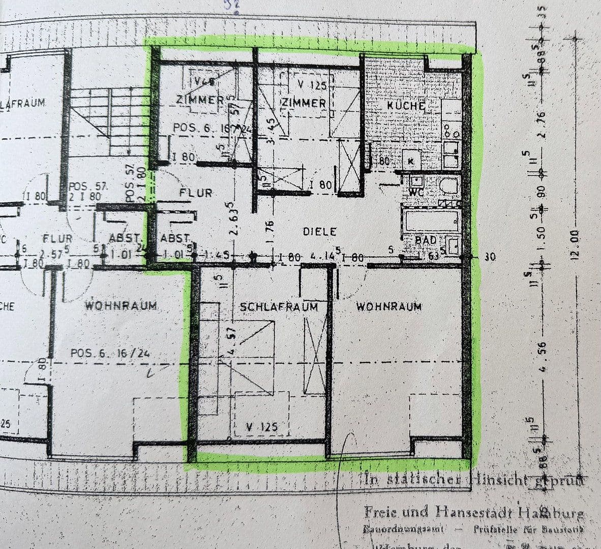 Prodej bytu 4+1 69 m², Rebhuhnweg, Hamburg, Hamburg Prodej bytu 4+1 69 m², Rebhuhnweg, Hamburg, Hamburg
