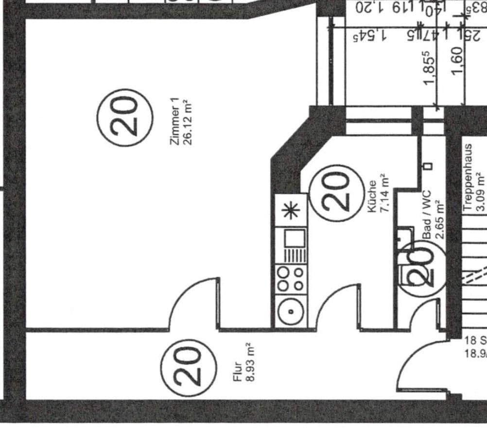 Pronájem bytu 1+1 50 m², Mindener Straße 3, Berlin, Berlín Pronájem bytu 1+1 50 m², Mindener Straße 3, Berlin, Berlín