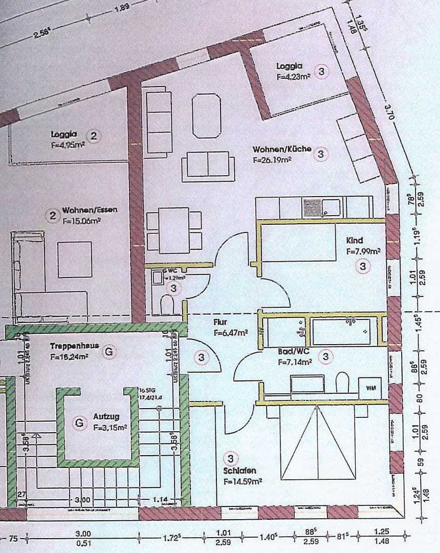 Pronájem bytu 3+1 68 m², Senden, Bavorsko Pronájem bytu 3+1 68 m², Senden, Bavorsko