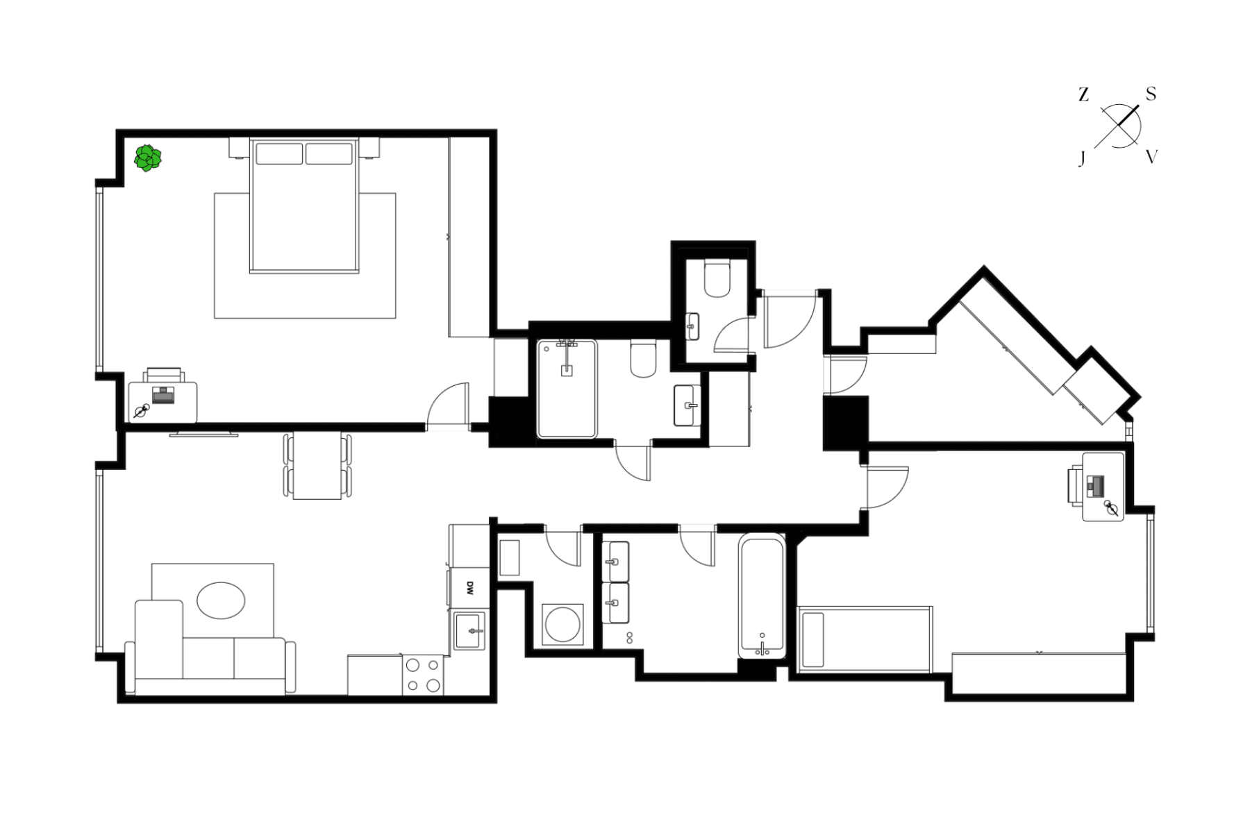 Prodej bytu 3+kk 94 m², Na dolinách, Praha, Praha Prodej bytu 3+kk 94 m², Na dolinách, Praha, Praha