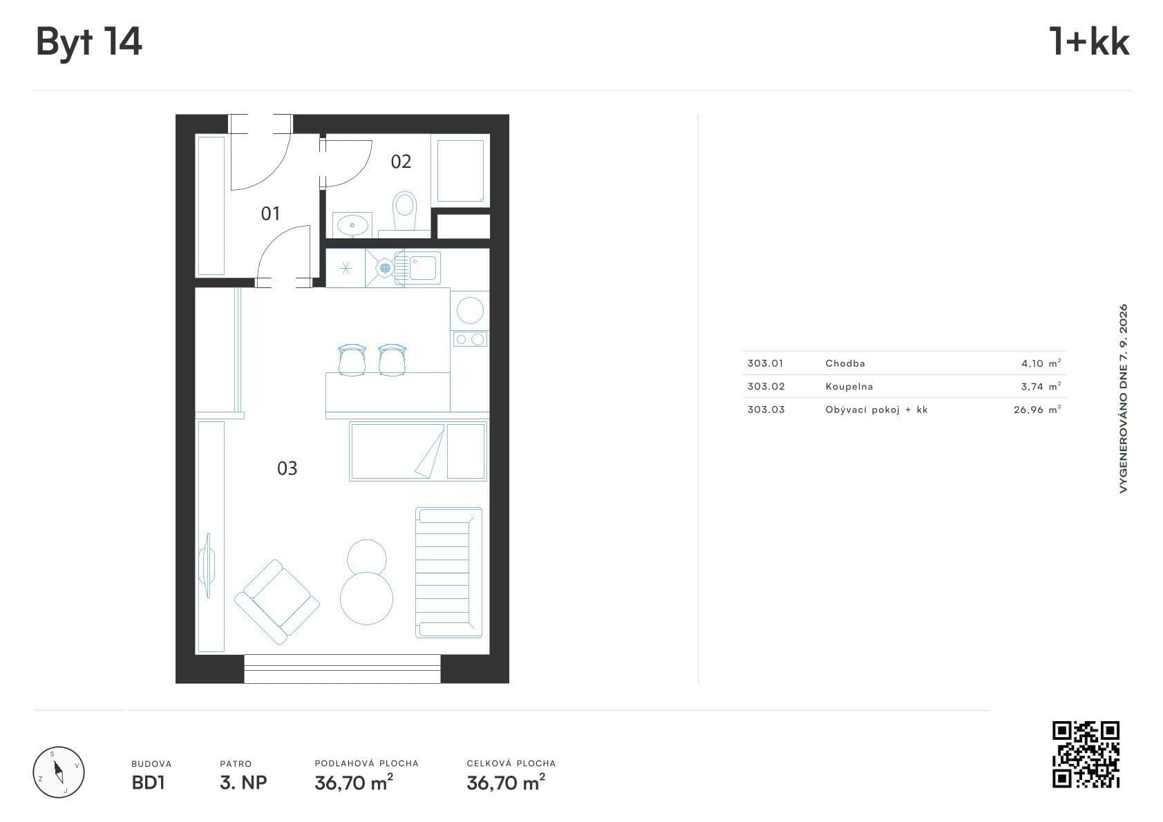 Prodej bytu 1+kk 37 m², Resslova, Plzeň, Plzeňský kraj Prodej bytu 1+kk 37 m², Resslova, Plzeň, Plzeňský kraj