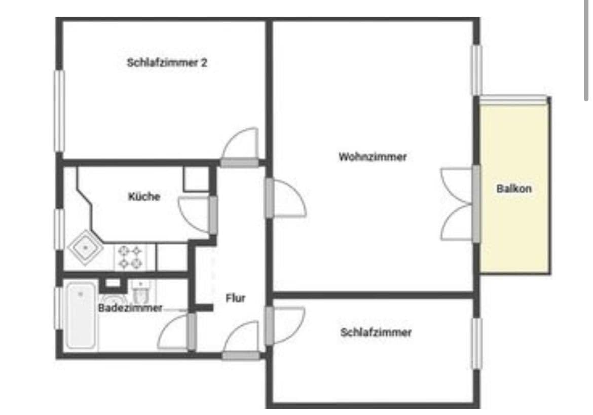 Pronájem bytu 3+1 69 m², Hans-Beimler-Straße 10, Greifswald, Mecklenburg-Vorpommern Pronájem bytu 3+1 69 m², Hans-Beimler-Straße 10, Greifswald, Mecklenburg-Vorpommern