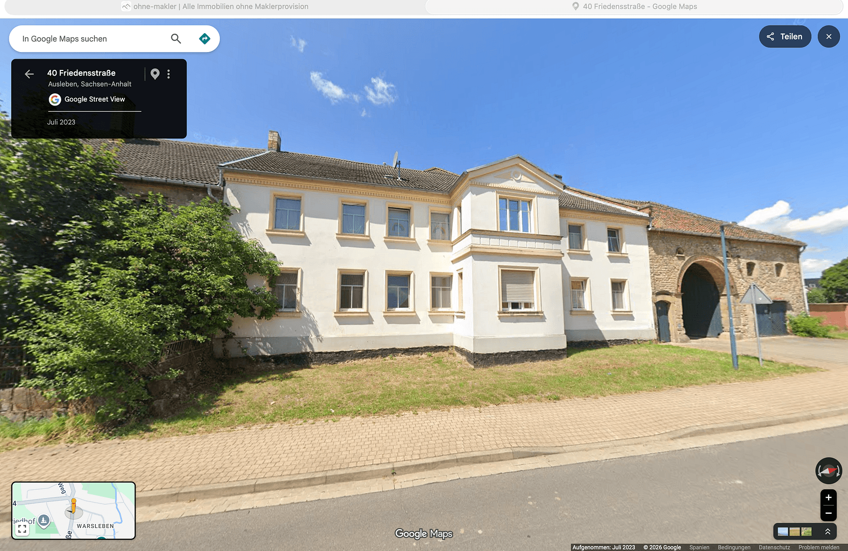 Prodej domu 323 m², pozemek 1.676 m², Ausleben, Sasko-Anhaltsko Prodej domu 323 m², pozemek 1.676 m², Ausleben, Sasko-Anhaltsko