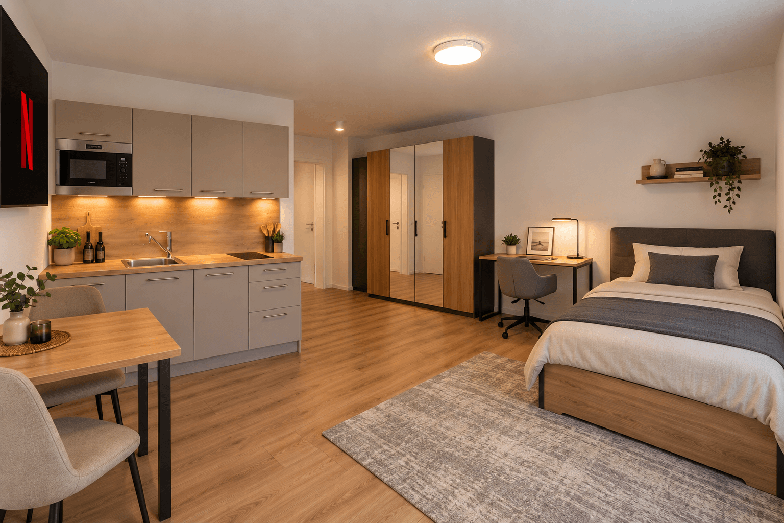 Pronájem bytu 1+1 28 m², Simmerlingweg 1, Passau, Bavorsko Pronájem bytu 1+1 28 m², Simmerlingweg 1, Passau, Bavorsko