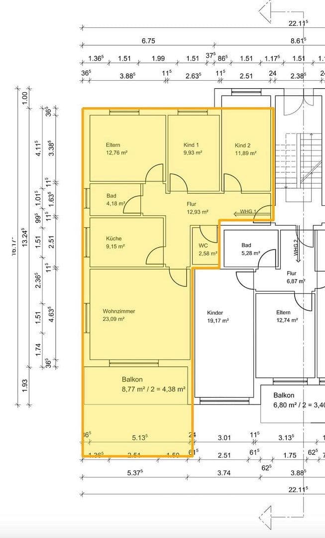 Prodej bytu 4+1 92 m², Ginsheim-Gustavsburg, Hessen Prodej bytu 4+1 92 m², Ginsheim-Gustavsburg, Hessen