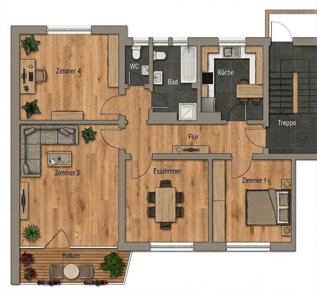 Prodej bytu 4+1 99 m², Herzogenaurach, Bavorsko Prodej bytu 4+1 99 m², Herzogenaurach, Bavorsko