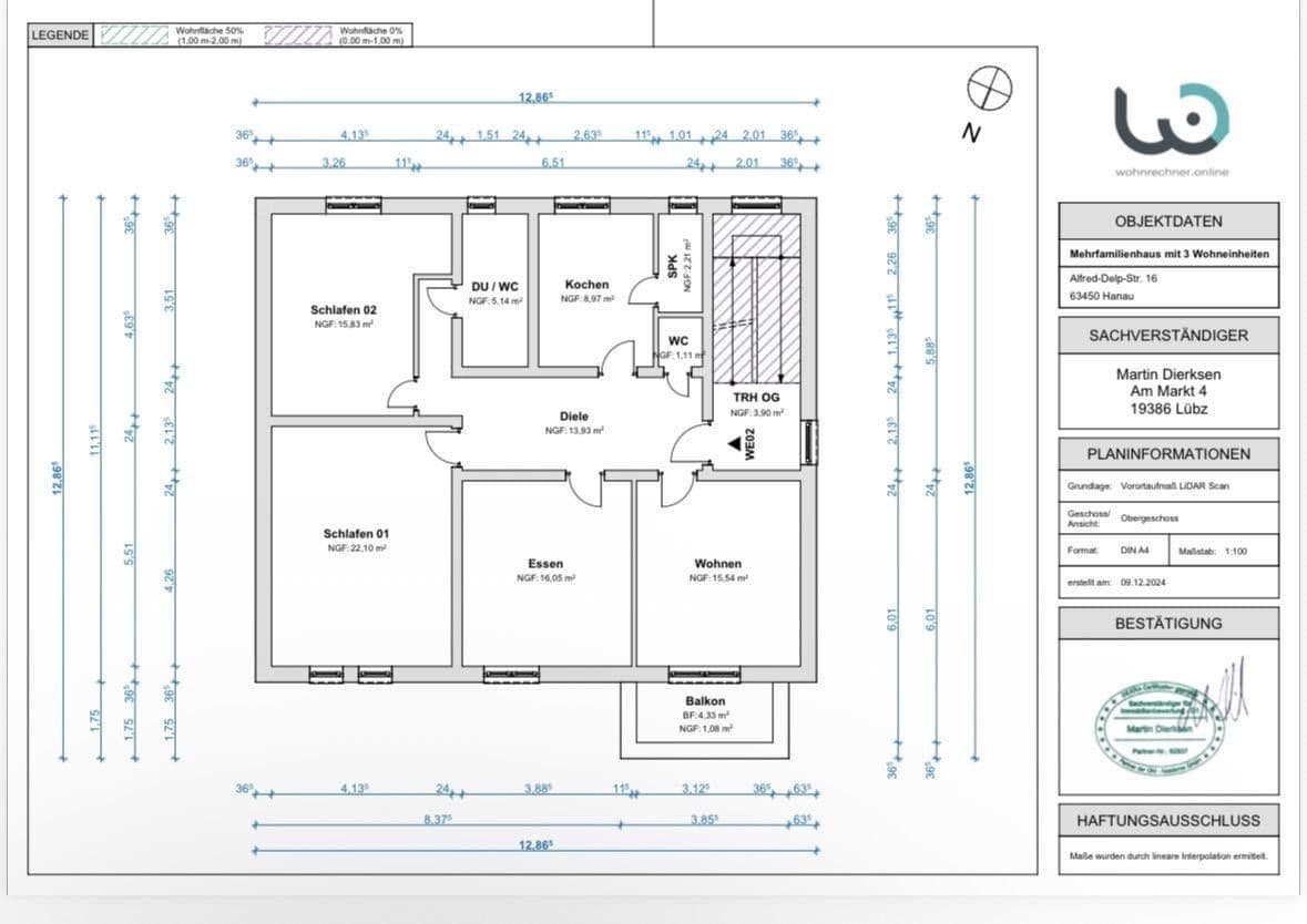 Pronájem bytu 4+1 102 m², Alfred-Delp-Straße 16, Hanau, Hessen Pronájem bytu 4+1 102 m², Alfred-Delp-Straße 16, Hanau, Hessen