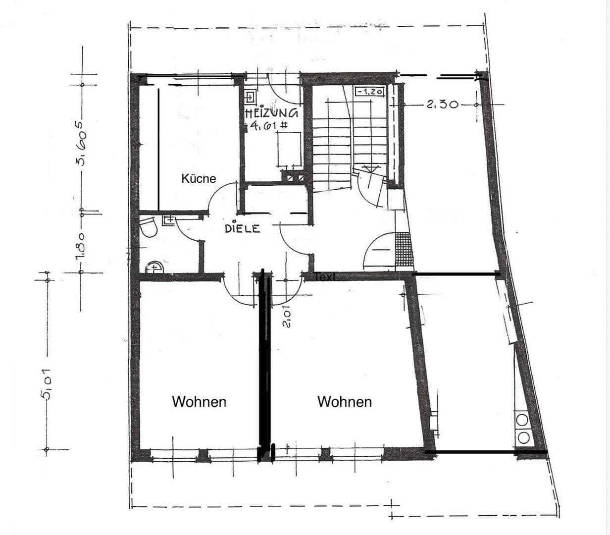 Pronájem bytu 2+1 64 m², Kompaniestraße 13, Flensburg, Šlesvicko-Holštýnsko Pronájem bytu 2+1 64 m², Kompaniestraße 13, Flensburg, Šlesvicko-Holštýnsko