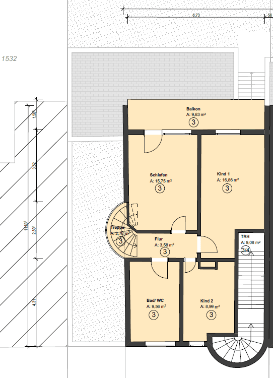 Prodej bytu 4+1 140 m², Sonnenbergstraße, 17/1, Korntal-Münchingen, Bádensko-Württembersko Prodej bytu 4+1 140 m², Sonnenbergstraße, 17/1, Korntal-Münchingen, Bádensko-Württembersko