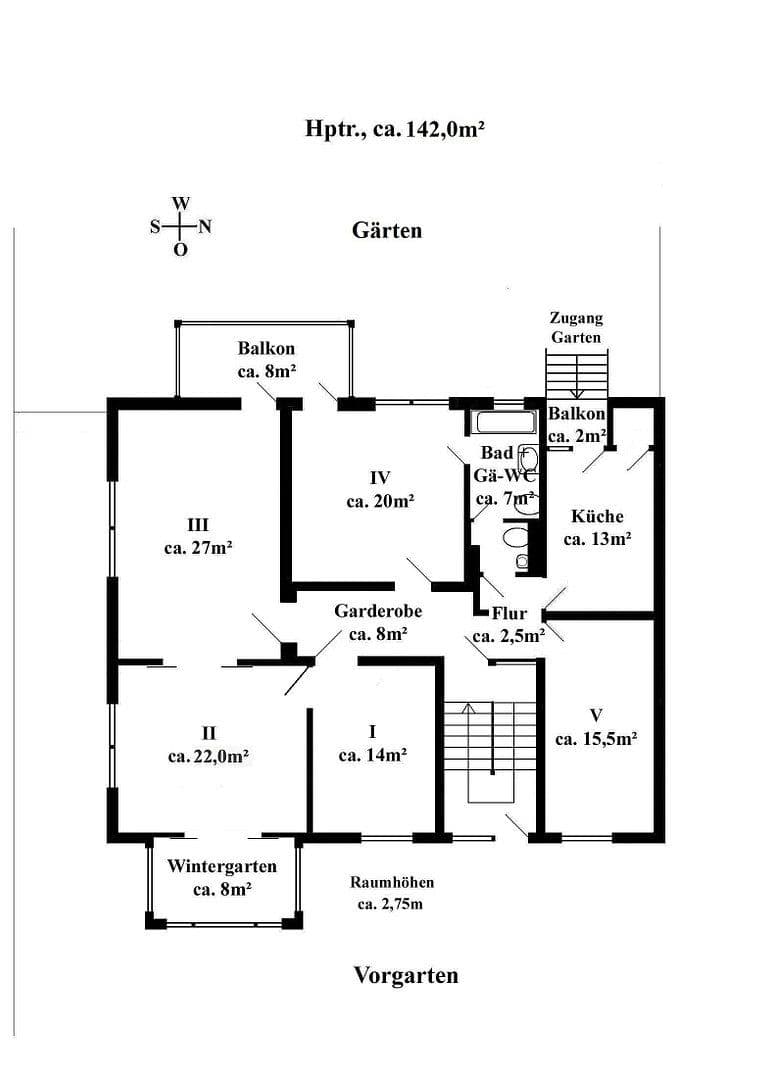 Pronájem bytu 5+1 142 m², Hildesheim, Dolní Sasko Pronájem bytu 5+1 142 m², Hildesheim, Dolní Sasko