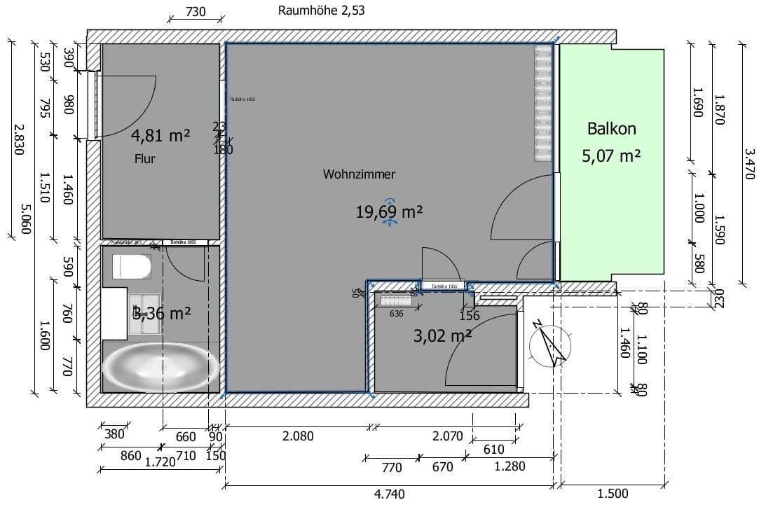 Prodej bytu 1+1 33 m², Hofmarkstr. 3, Olching Neu-Esting, Bavorsko Prodej bytu 1+1 33 m², Hofmarkstr. 3, Olching Neu-Esting, Bavorsko