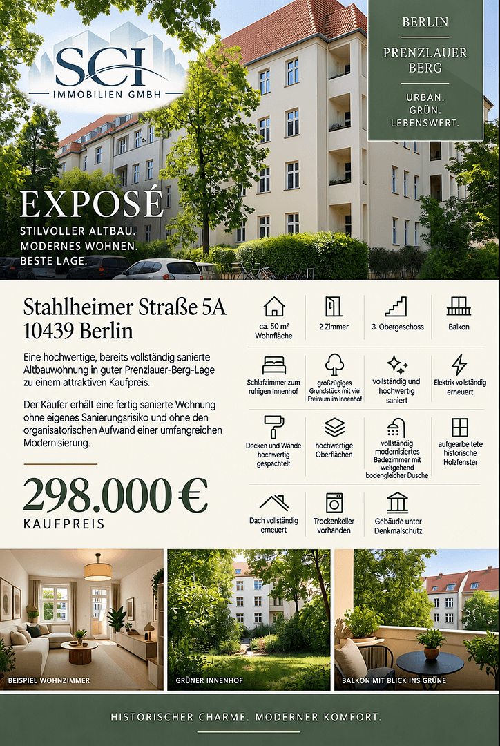 Prodej bytu 2+1 50 m², Berlin, Berlín Prodej bytu 2+1 50 m², Berlin, Berlín