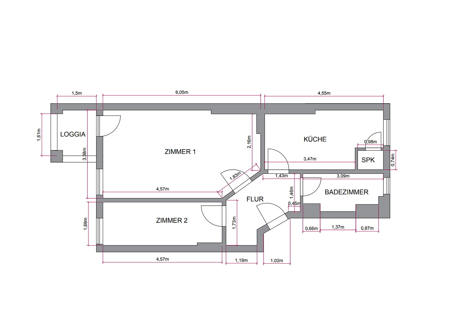 Prodej bytu 2+1 50 m², Berlin, Berlín Prodej bytu 2+1 50 m², Berlin, Berlín